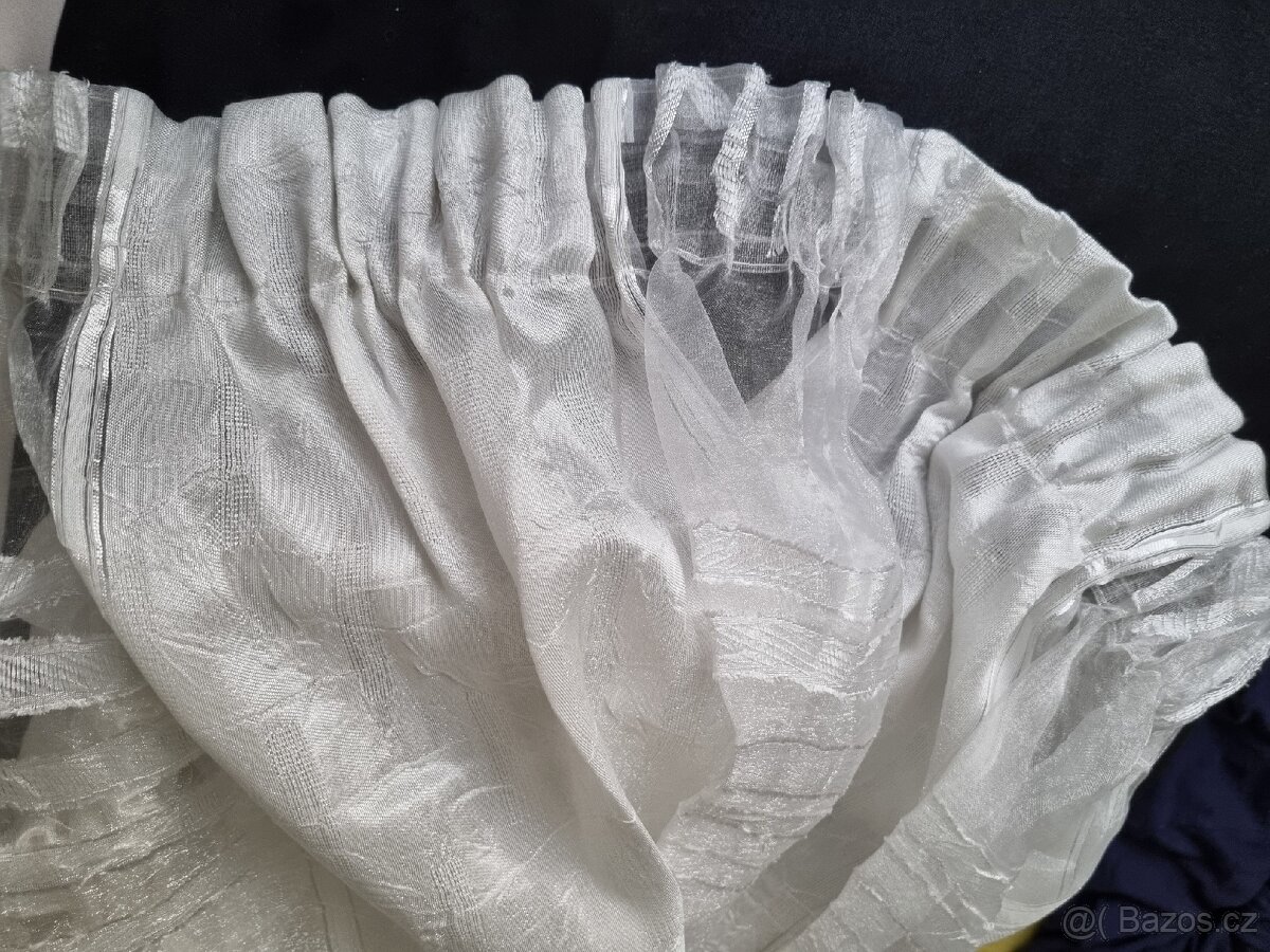 Záclony odstín světlý banán ???? - 5