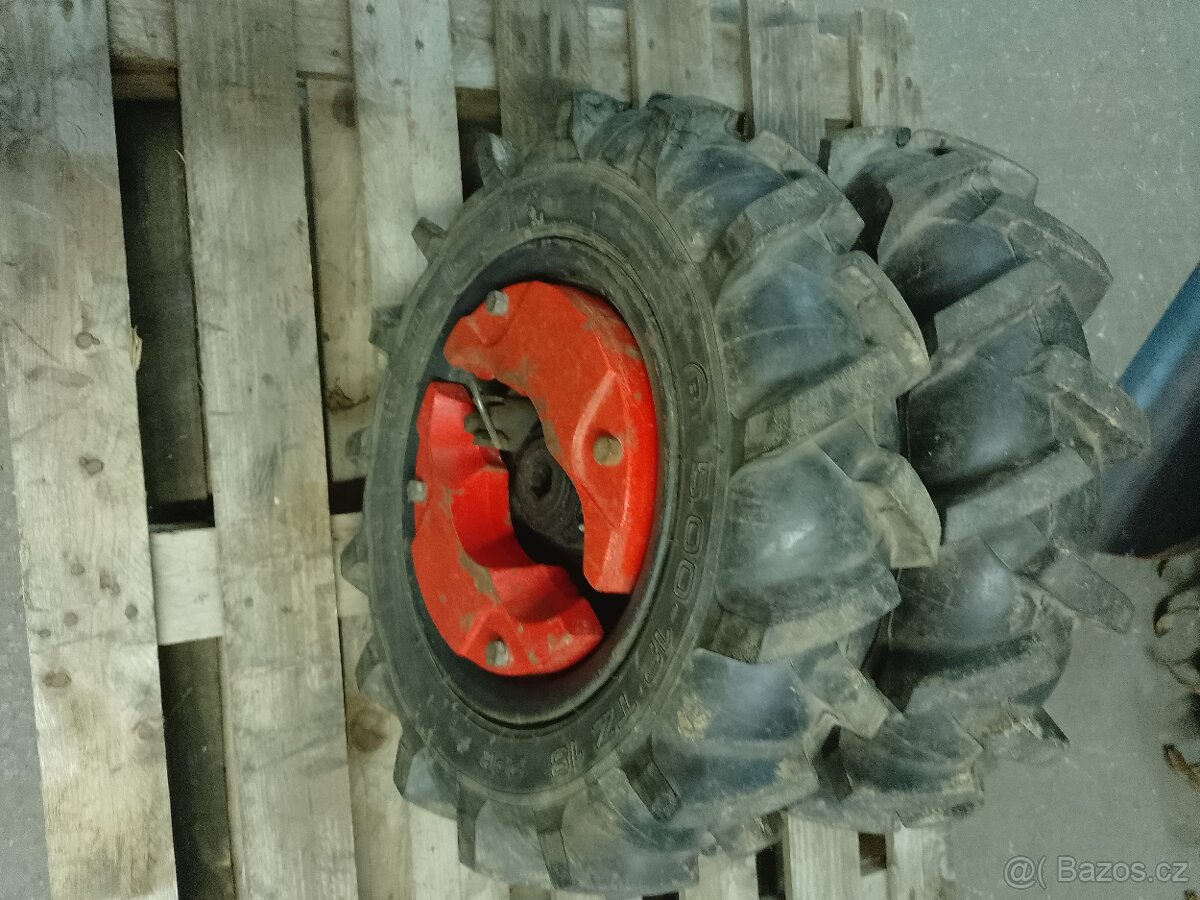 Vari kola z tažné nápravy 5,00-12 s oboustranným závažím - 5