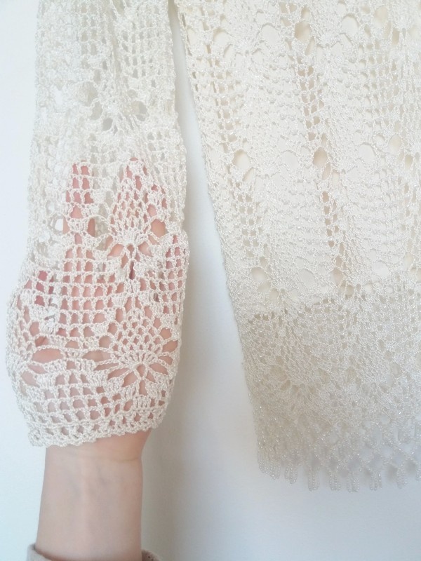 Luxusní společenská halenka S/M - 5