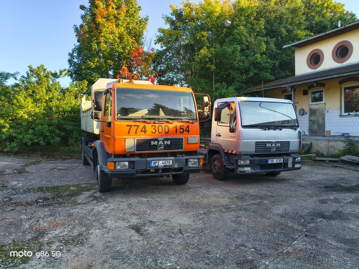 Pronájem půjčovna (prodám) nosič kontejnerů MAN L180, 7,5 t. - 5