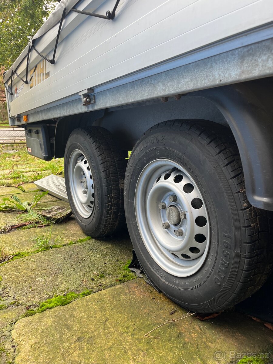 Přívěsný dvouosý vozík za auto - 5