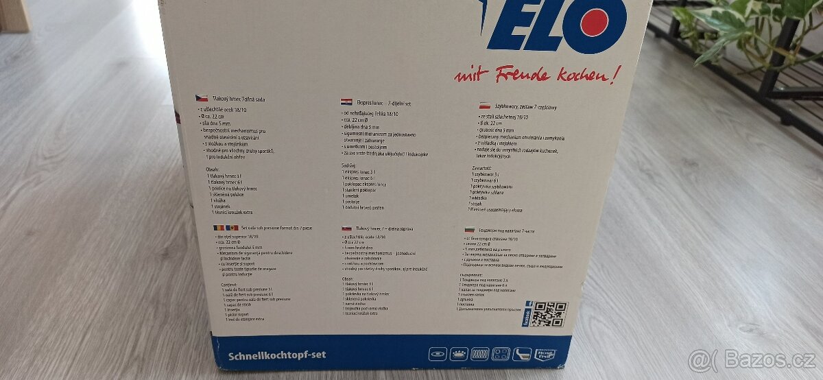 Tlakový hrnec - 7 dílná sada Elo - 5