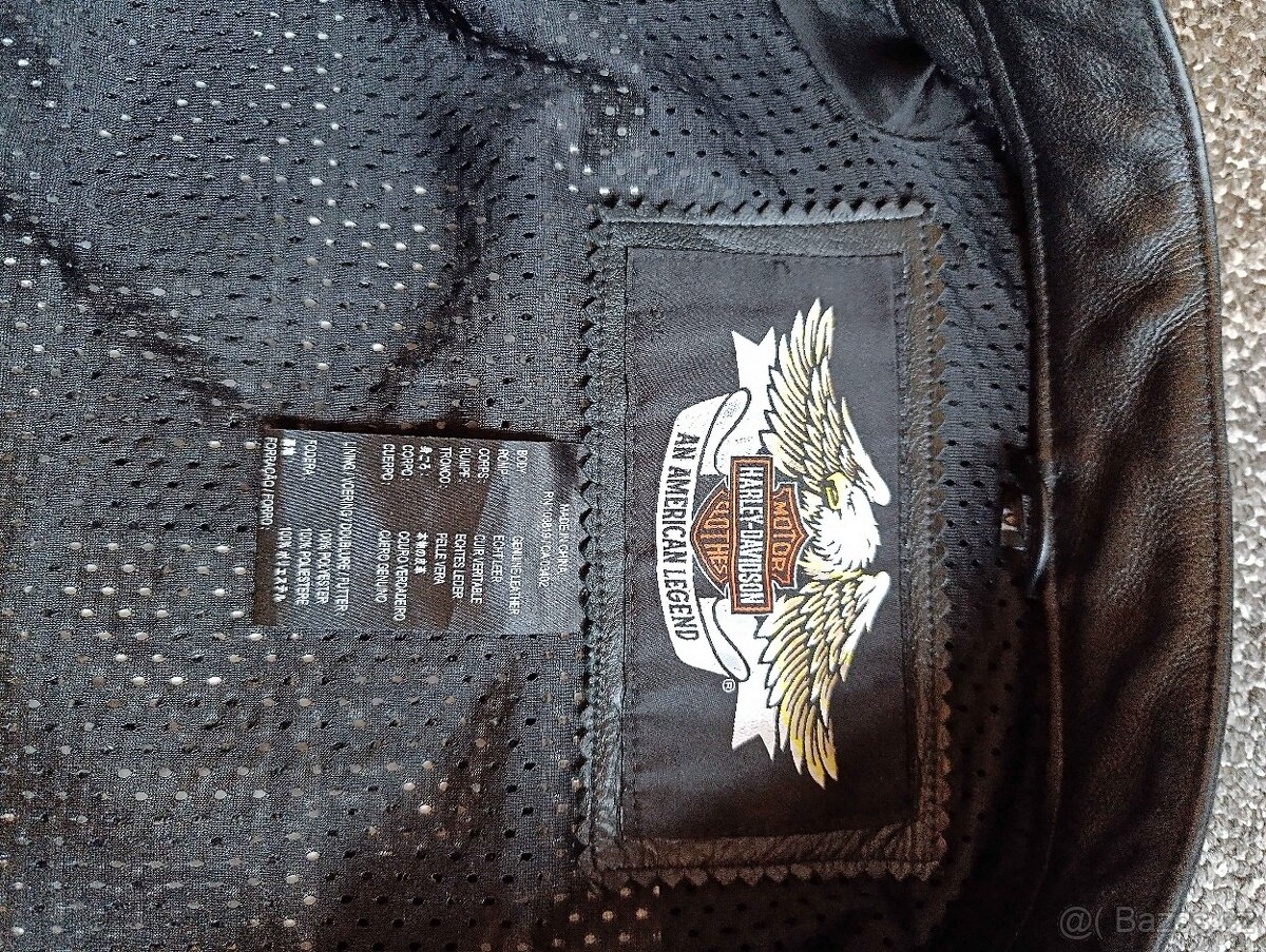 Kožená značková bunda Harley Davidson - 5