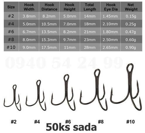 Rybolov - trojháky na dravce - 5