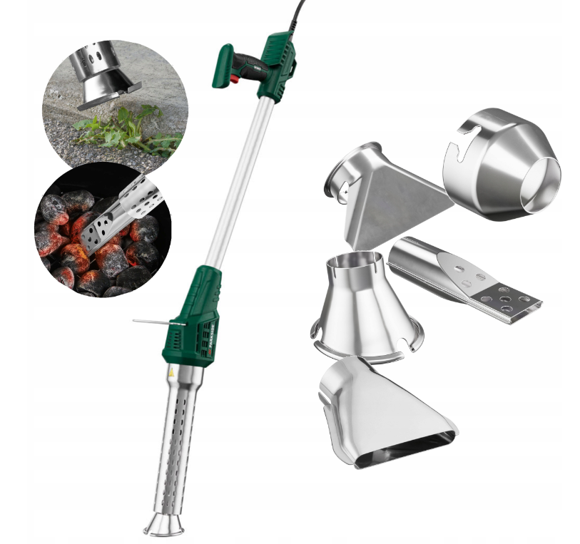 Elektrický likvidátor plevele a podpalovač grilu PARKSIDE - 5