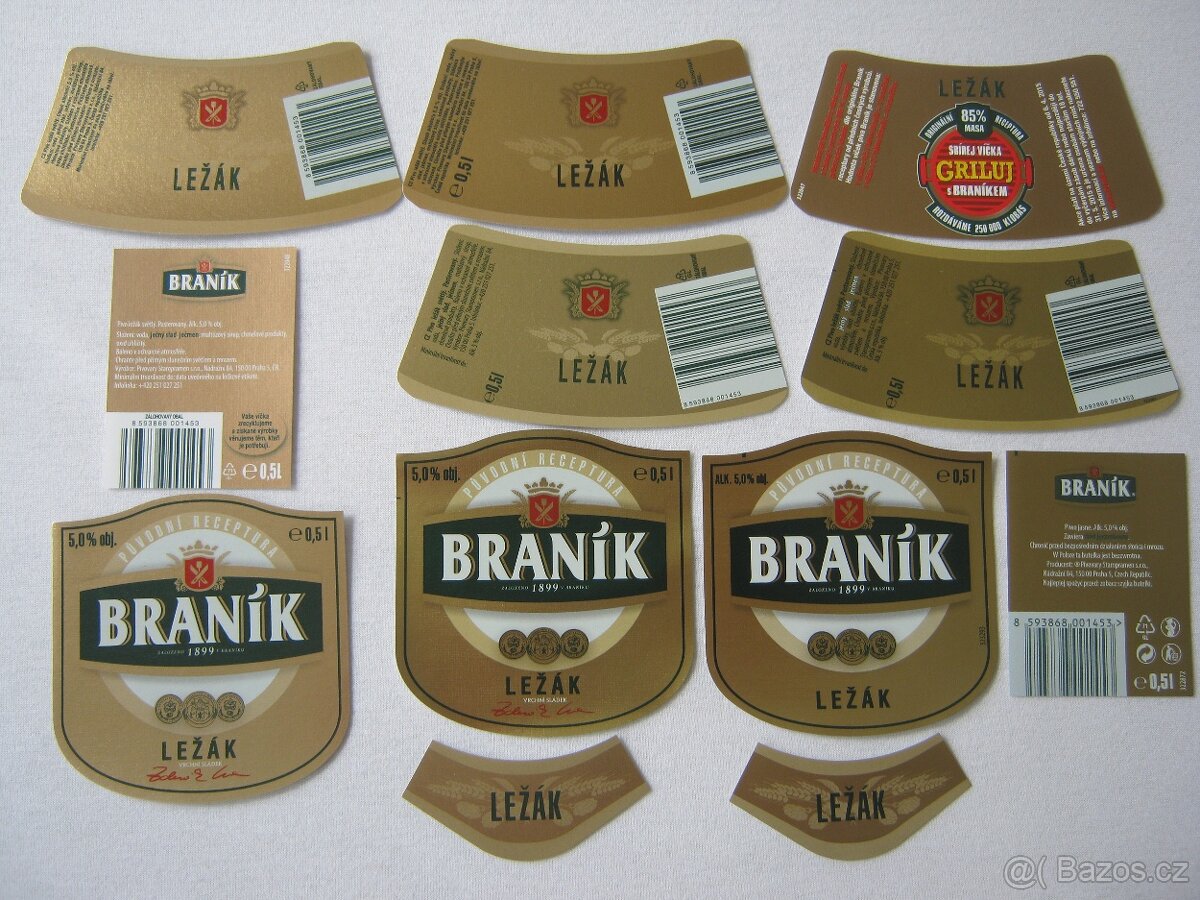 100ks 2007-2025 pivní etikety Praha Braník Staropramen - 5