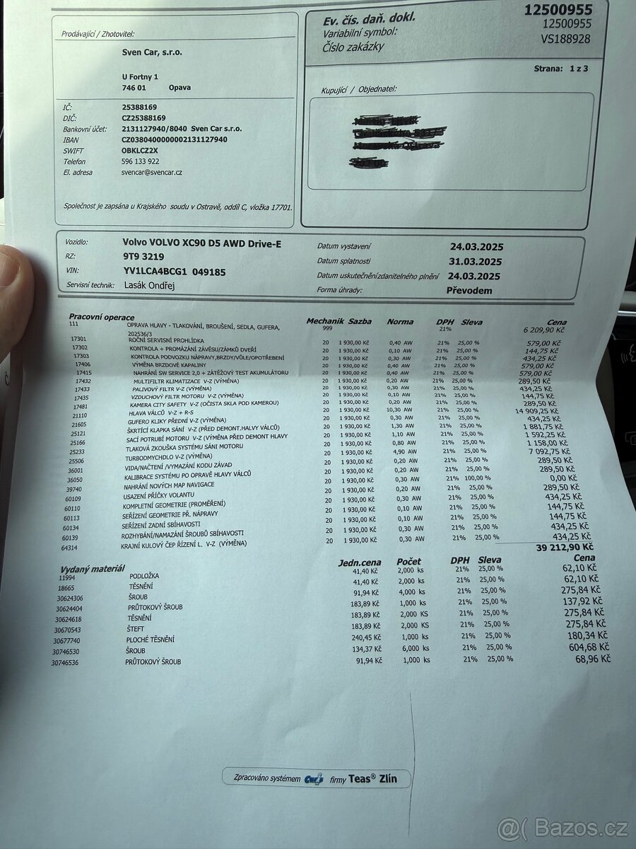 Volvo Xc 90 D5 polestar 165kw prodám nebo vyměním - 5