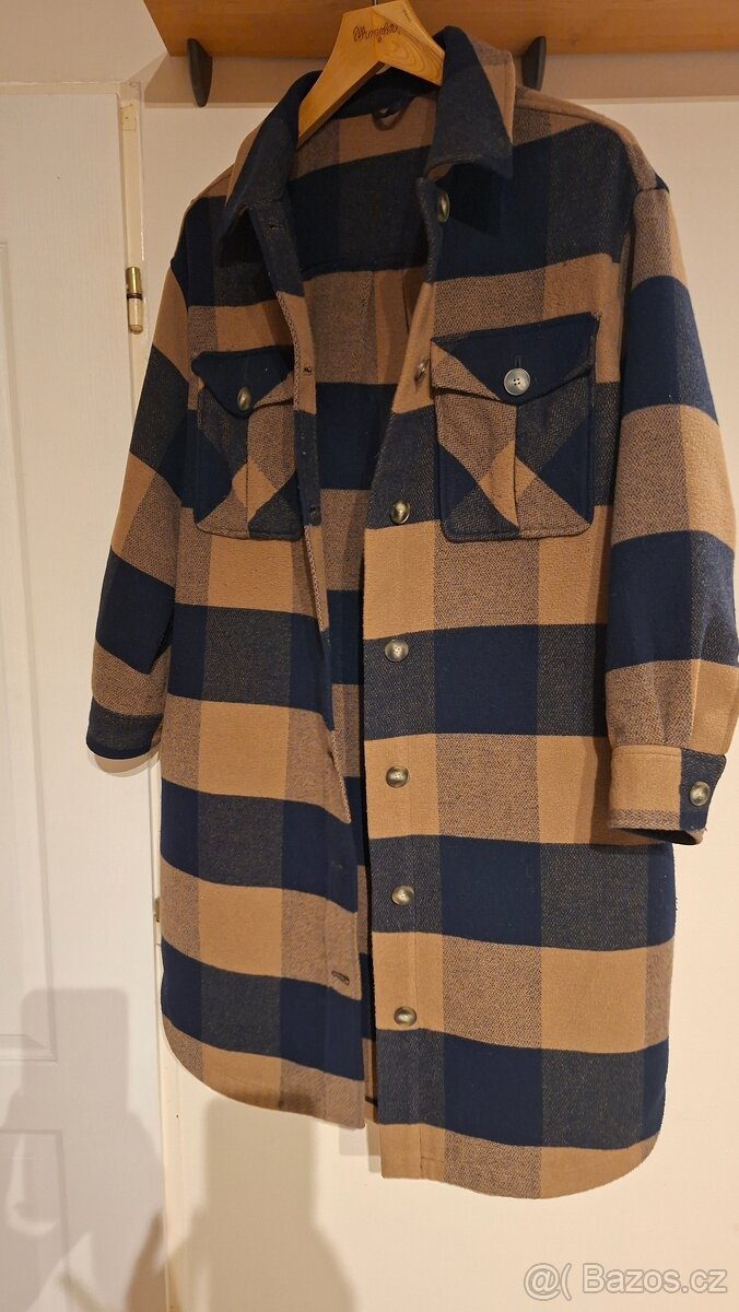 Kabát kostkovaný - 5