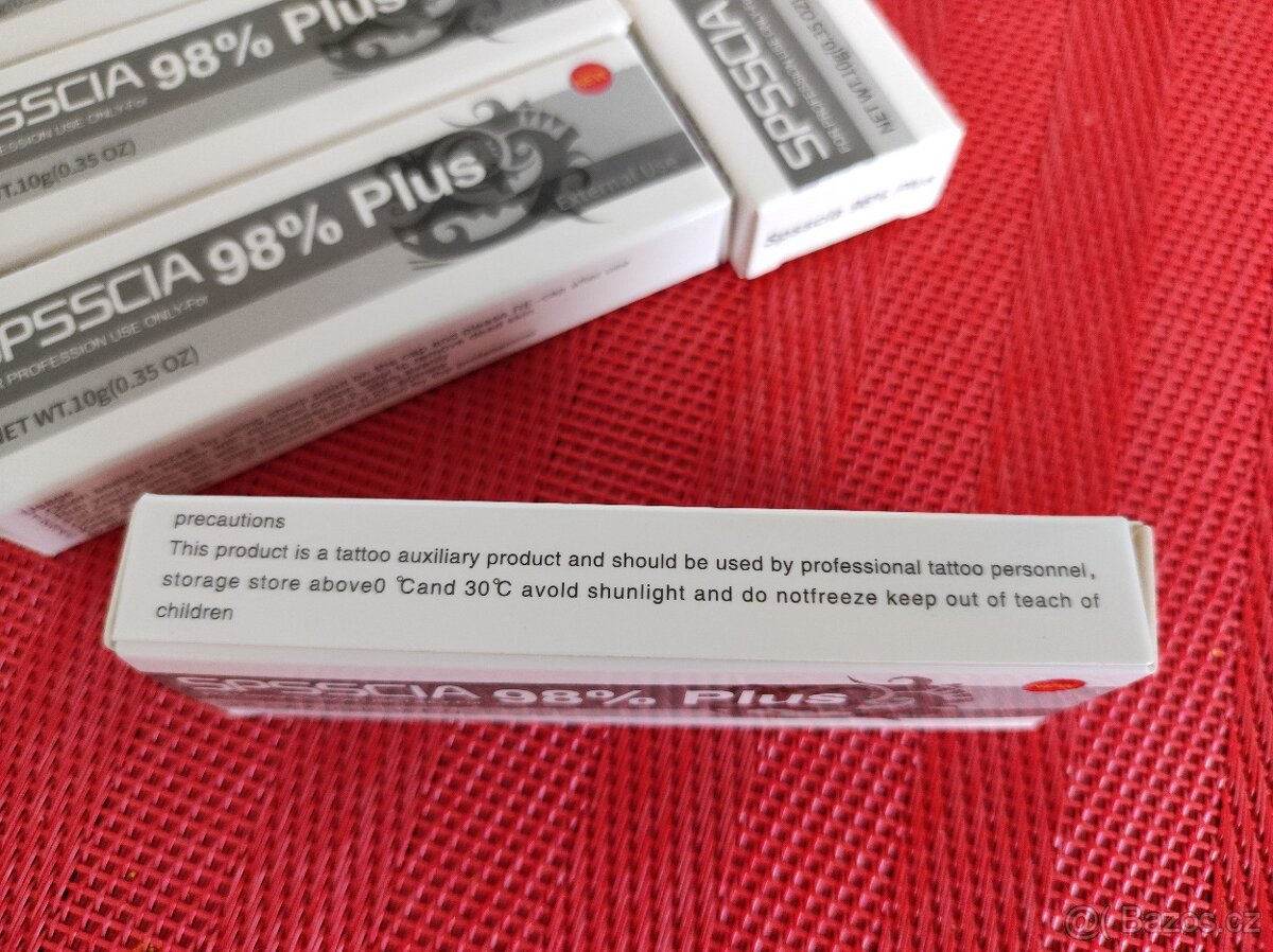 Anesteticky SPSSCIA 98% krém na tetování nejsilnější - 5