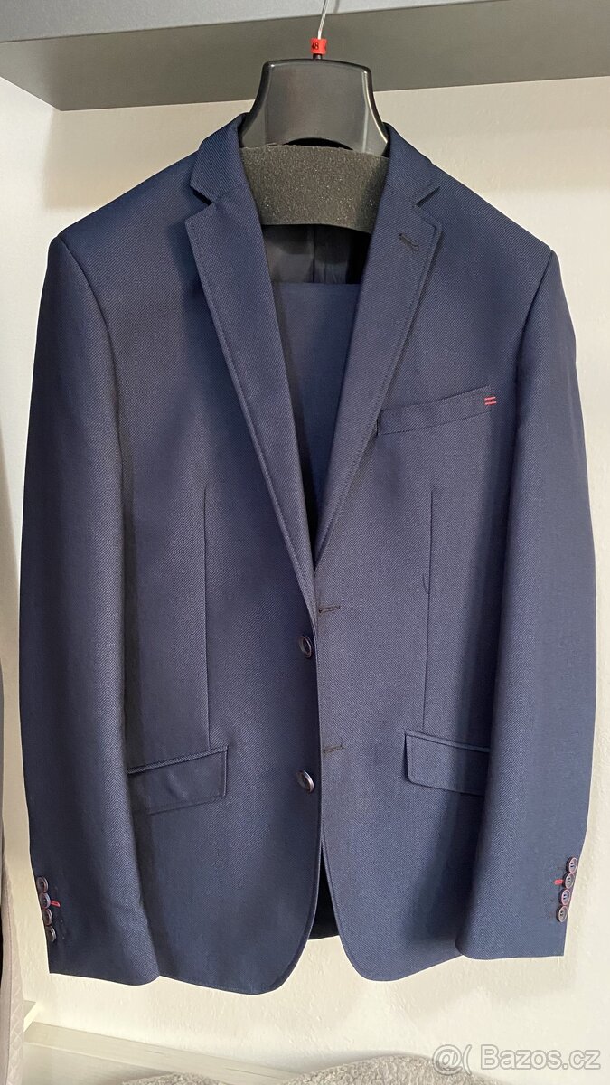 Prodám pánský oblek (slim) - 5