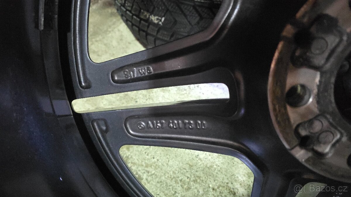 21"original Mercedes Gls W167 s novými zimními pneu Hankook - 5
