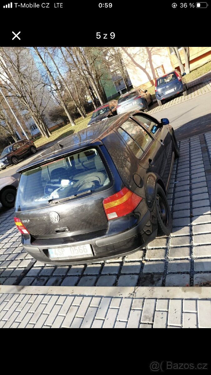 Volkswagen Golf IV 1.6i 74kw buď na nd nebo opravu - 5