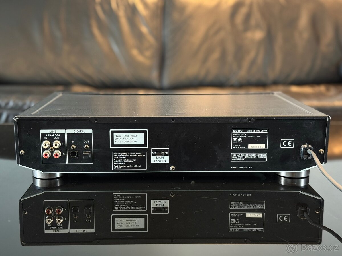 Sony MDS-JE500 MiniDisc přehrávač - 5