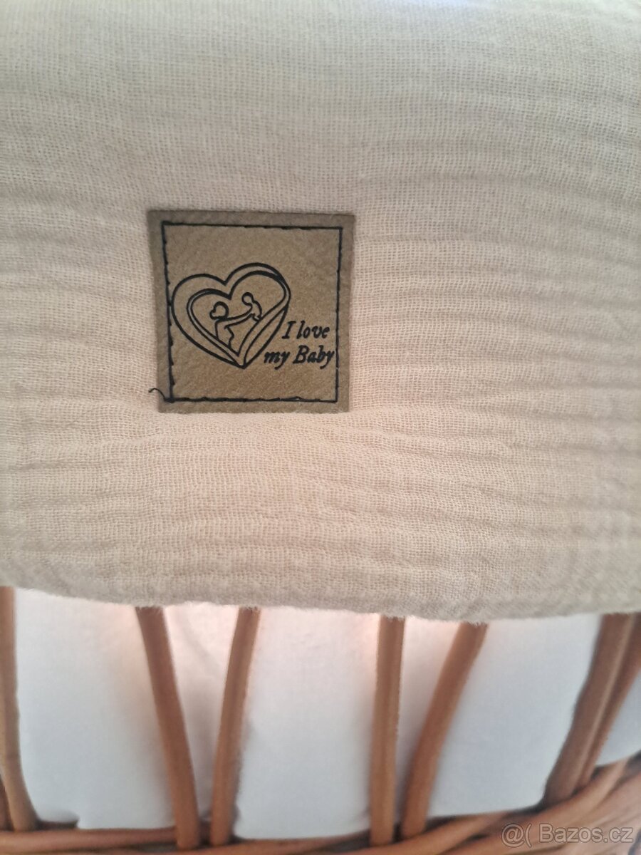 Proutěná postýlka pro miminko - 5