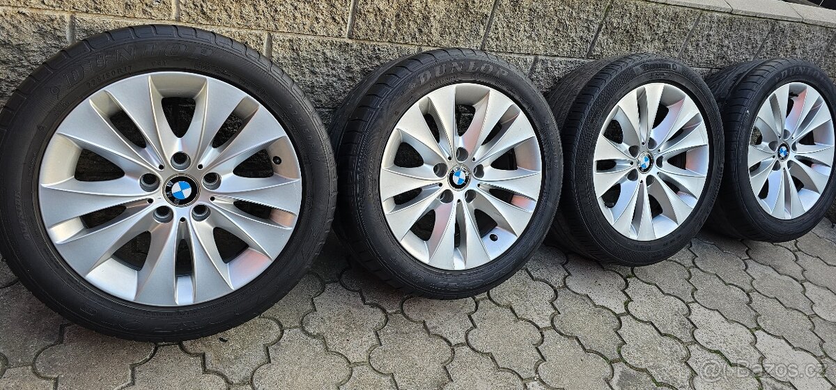 Originál alu BMW 5 E60 5x120 225/50 R17 letní