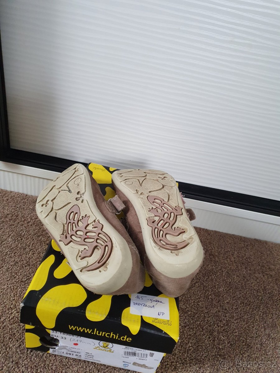 Dívčí kožené baleriny Lurchi vel. 33 (217 mm) - 5