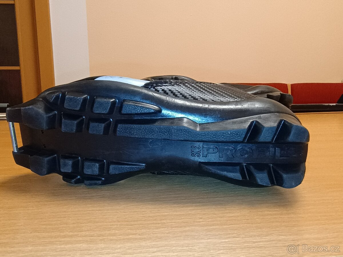 Dětské běžky Atomic 120 cm s vázáním SNS +boty a hole ZDARMA - 5