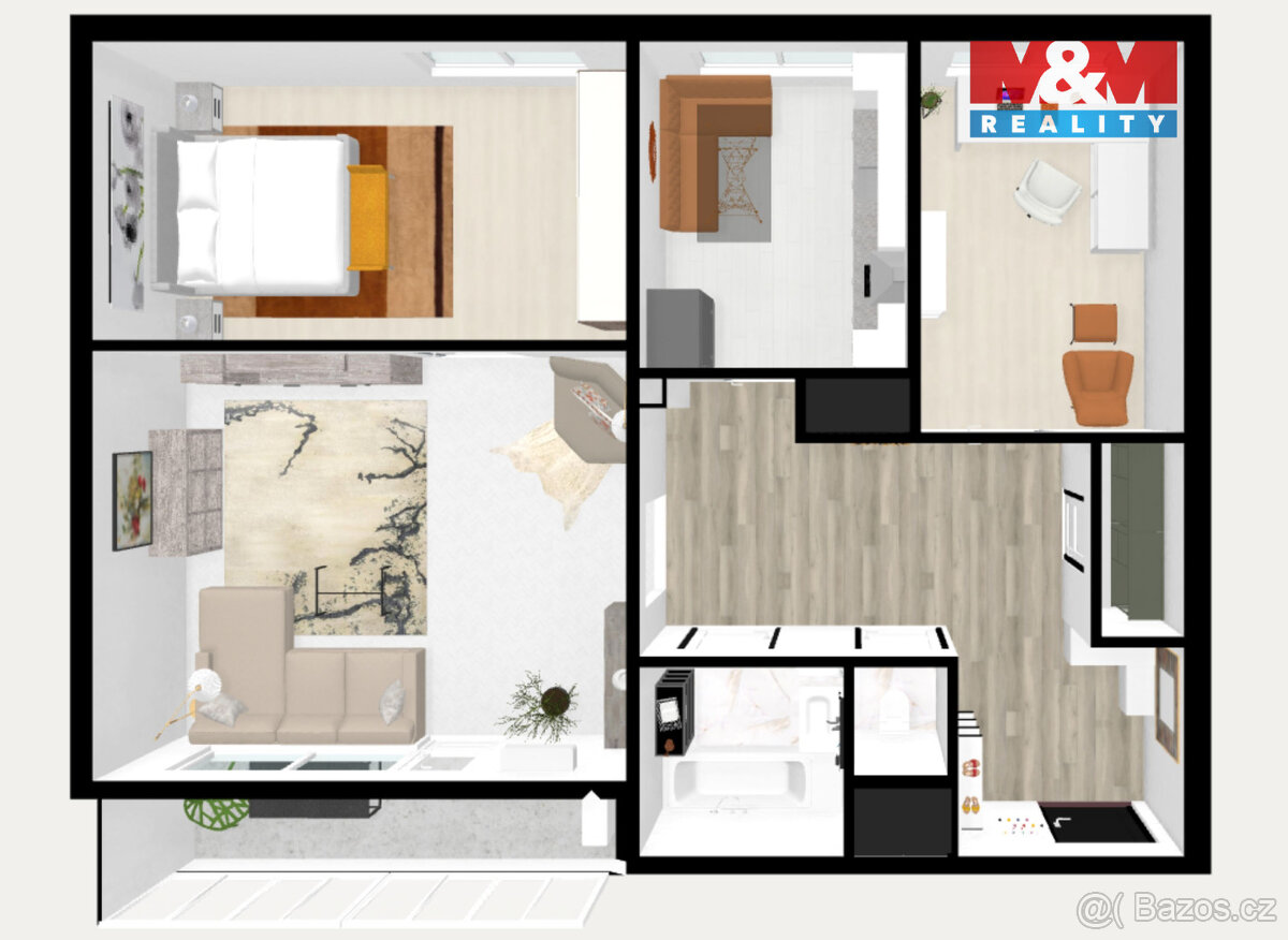 Prodej bytu 3+1, 66 m², Brno, ul. Dunajská - 5