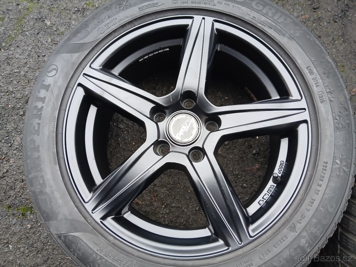 Prodám sadu ALU kol Proline 225/55R17 zimní - 5