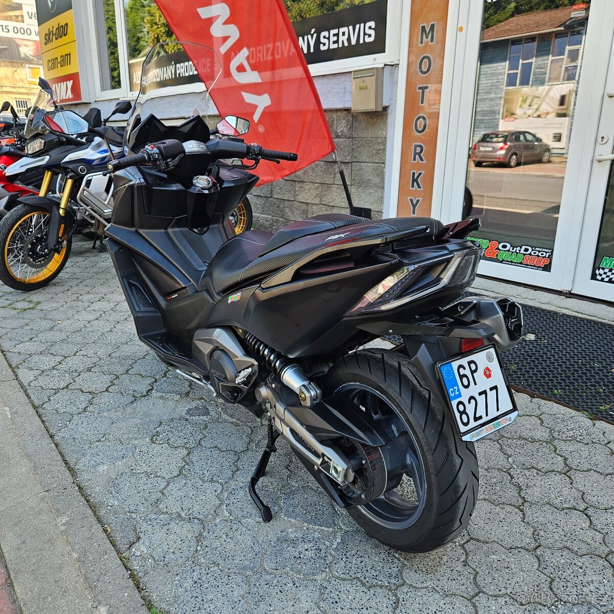 Kymco AK 550i ABS,ČR, Vyšší plexi, Výhřev rukojetí - 5
