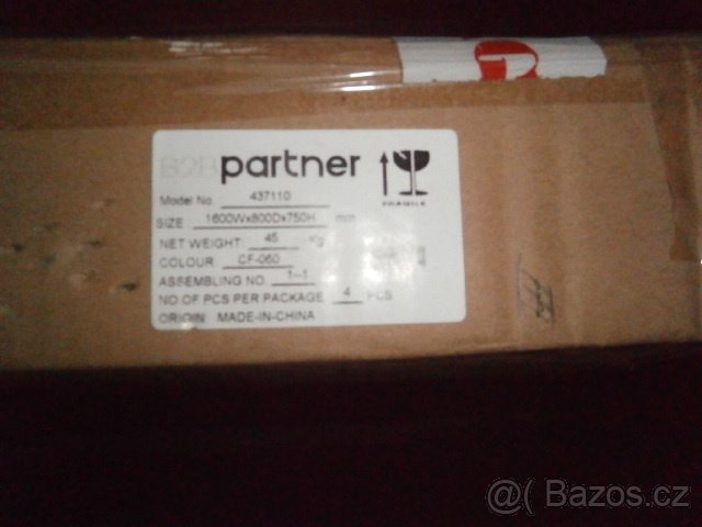 Psací stůl+pojízdný zásuvkový kontejner Mirelli - 5