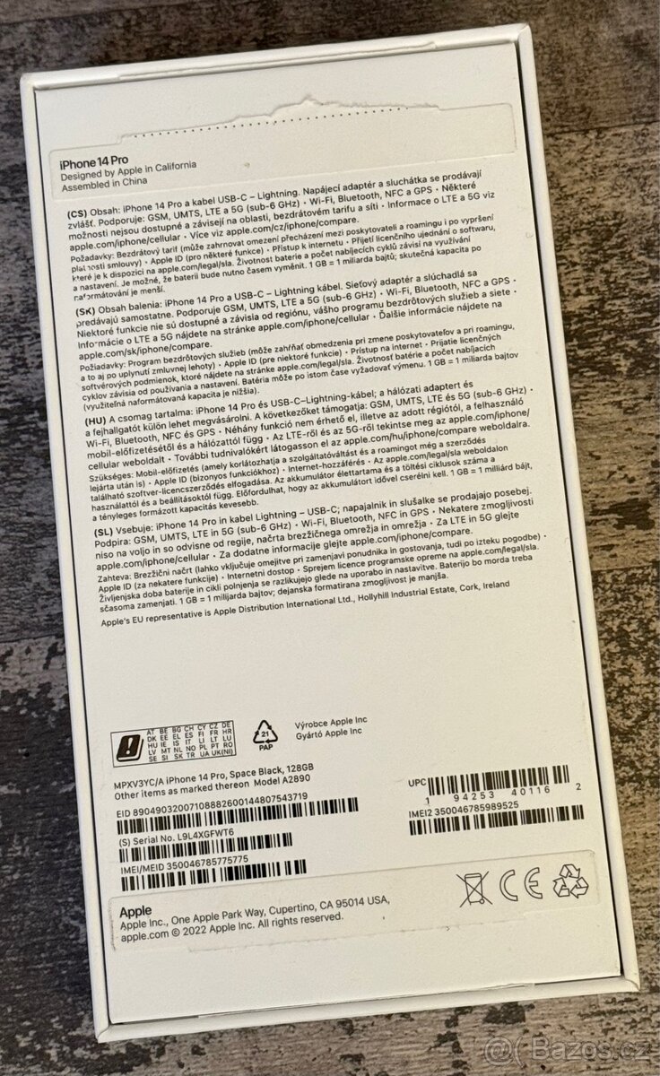 Apple iPhone 14 Pro 128GB - 5