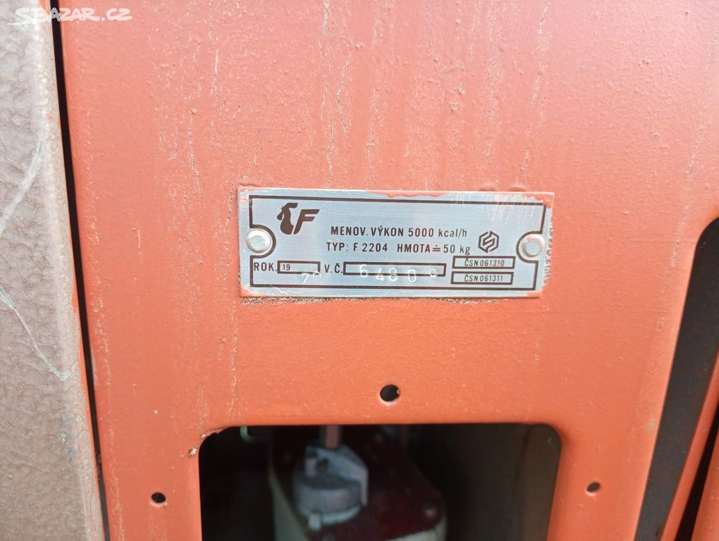 Naftová kamna - dílna, chata, - 5