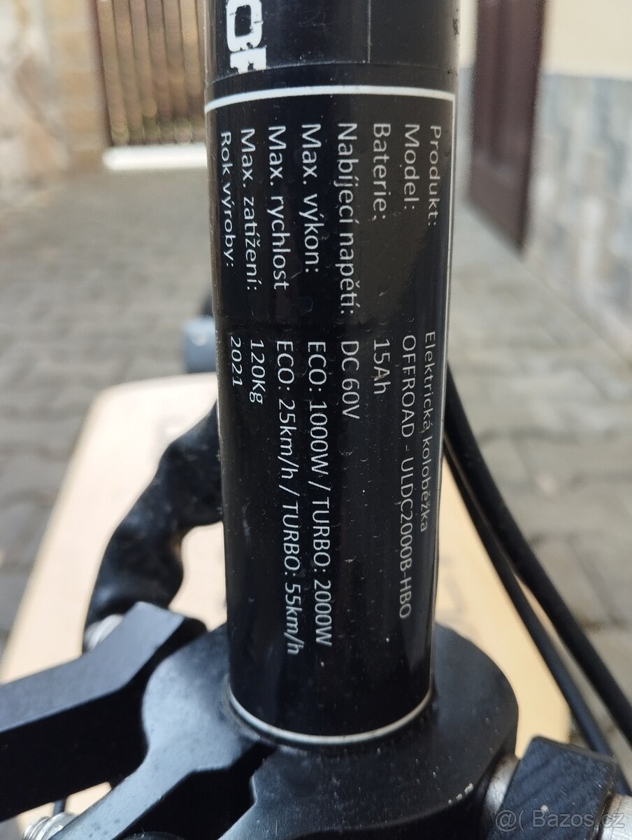 Elektrokoloběžka 2000 W offroad - 5