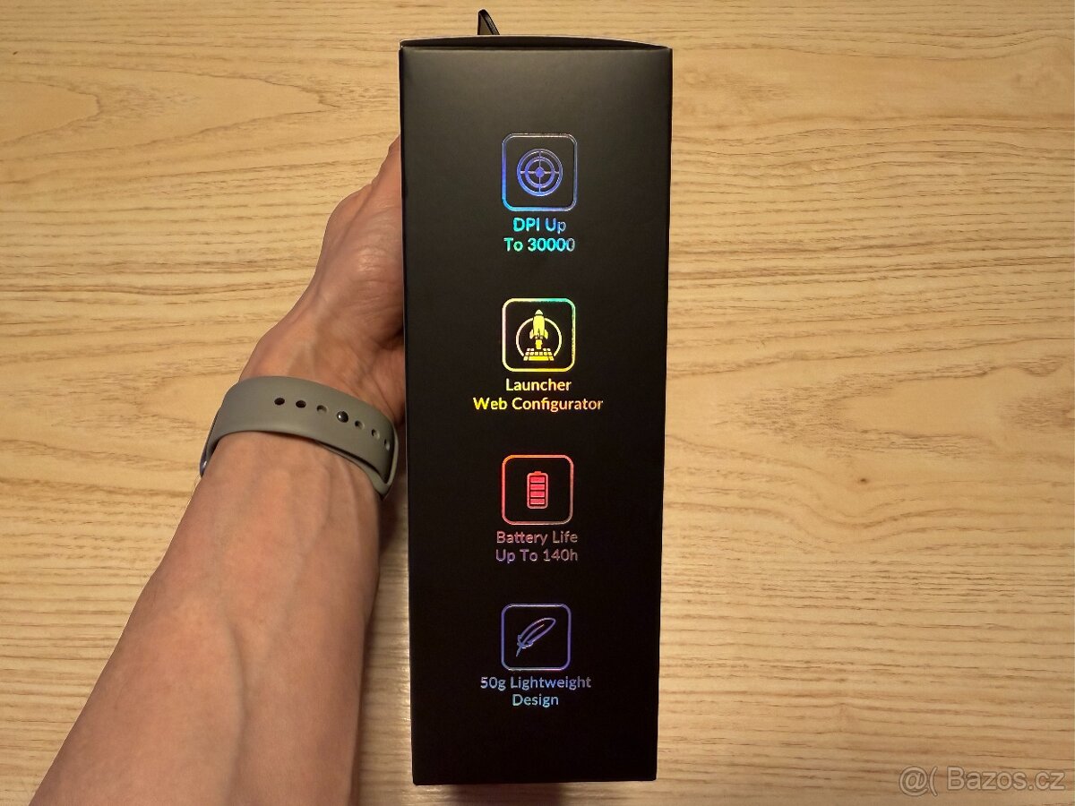 Keychron M2 Mini Wireless Mouse (PixArt 3950, až 8K 30.000) - 5