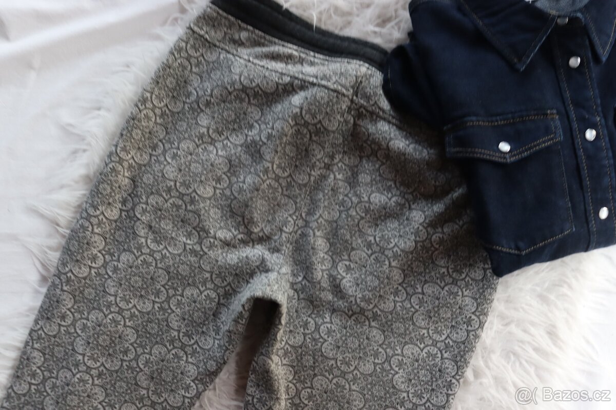 skinny se vzorem - 5