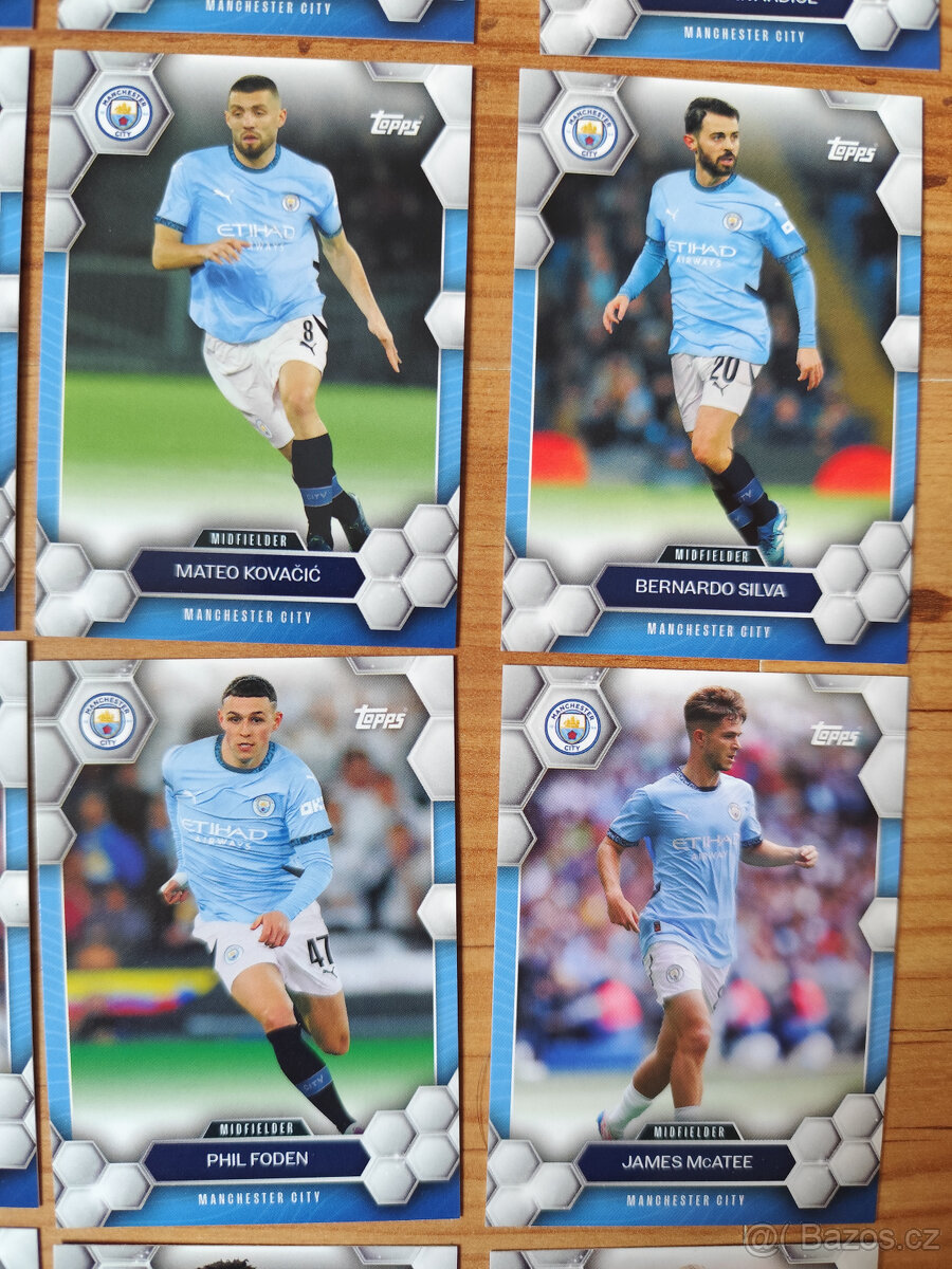 Fotbalové kartičky - Manchester City - 5