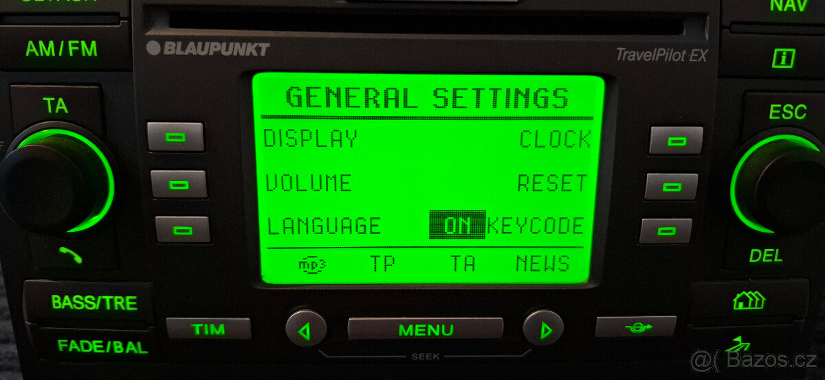 Autorádio Ford Blaupunkt Navigace MP3 top stav - 5