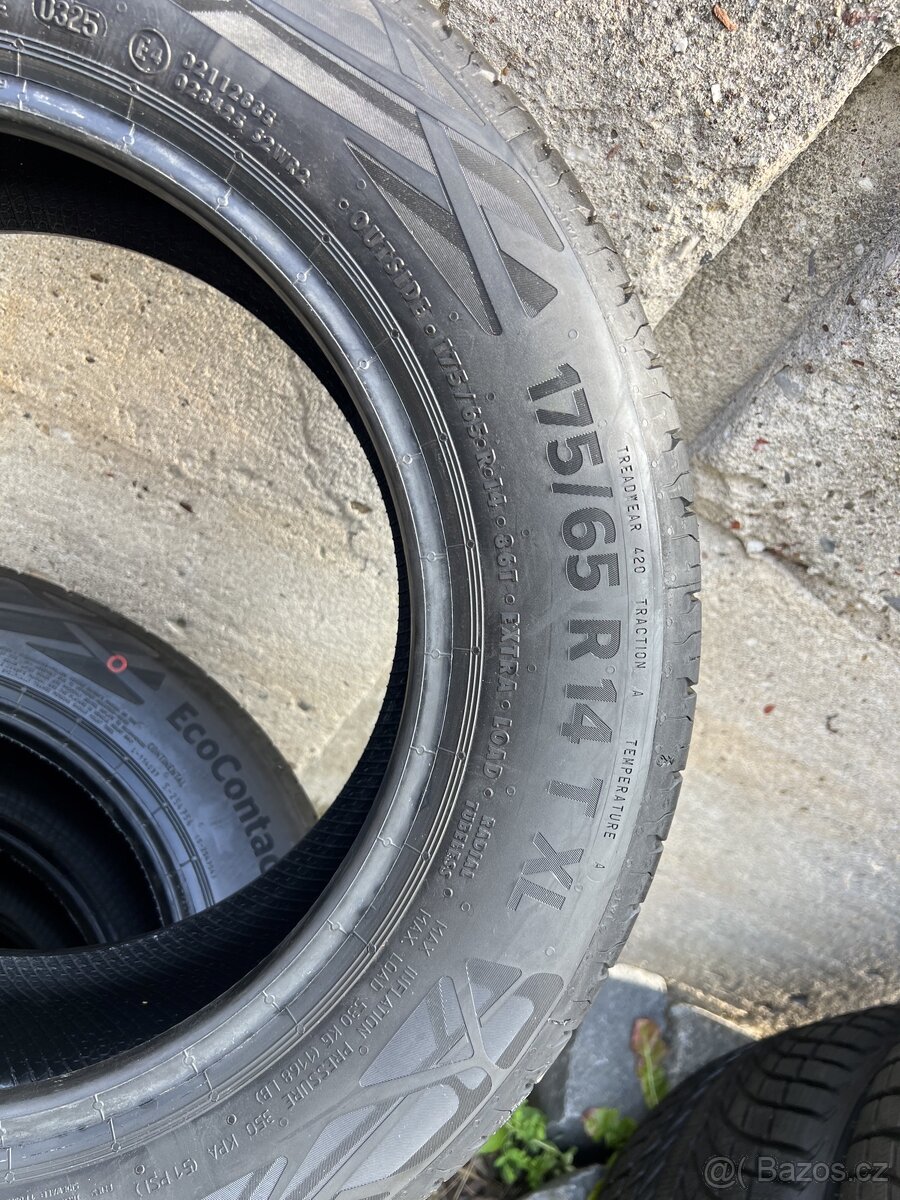 175/65 R14 T XL letní sada Continental - 5