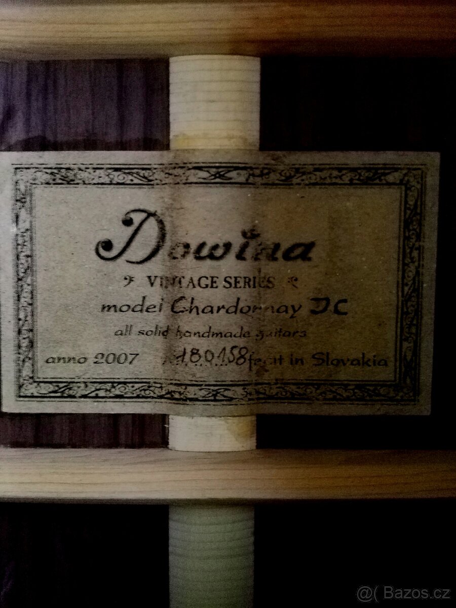 Predam celomasivnu gitaru Dowina Chardonnay+kufor. - 5