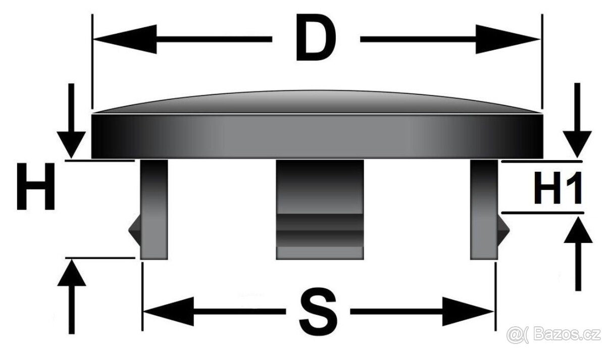 středové krytky Brabus 75mm-71mm - 5