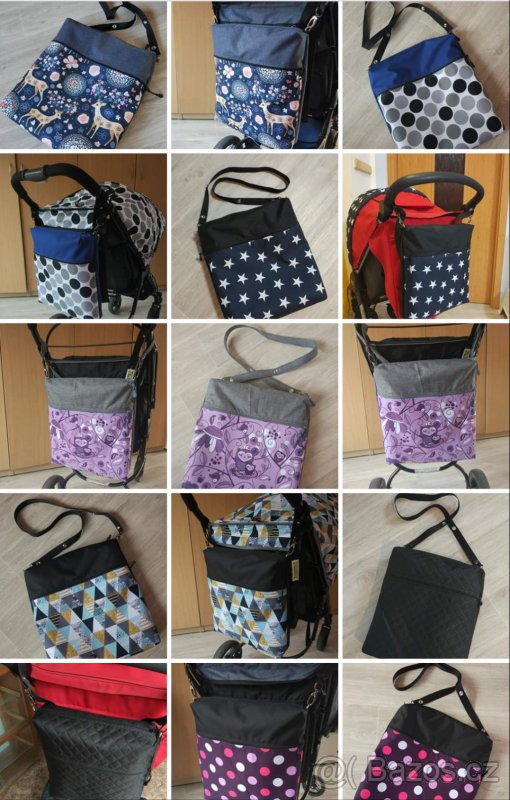 Taška na kočárek , šití na zakázku - 5