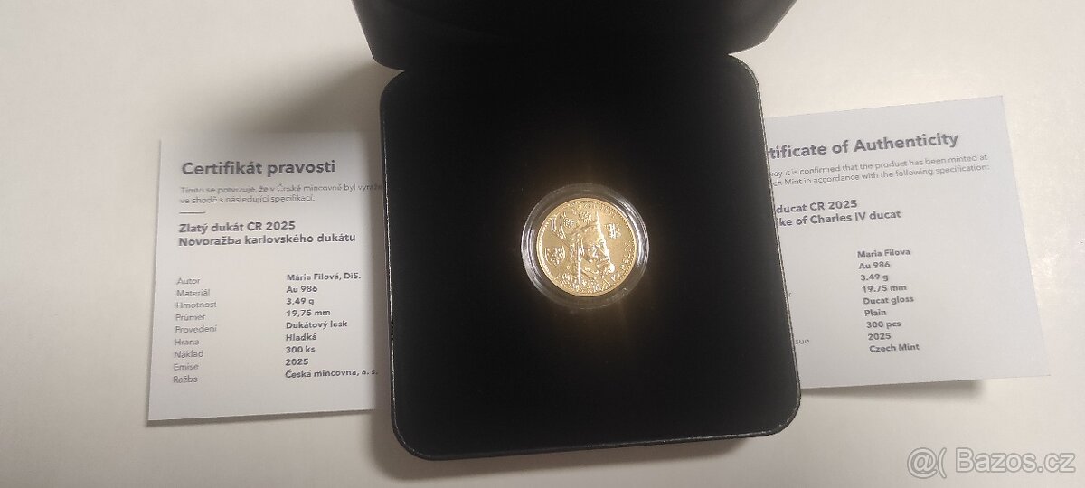 Karlovské dukáty - 1D, 2D, 5D 2025/1978 - 5