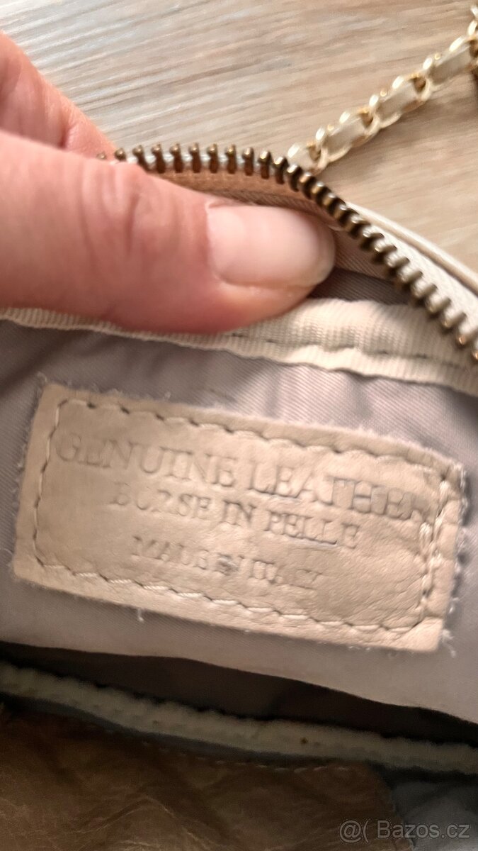 Italská kožená kabelka - 5