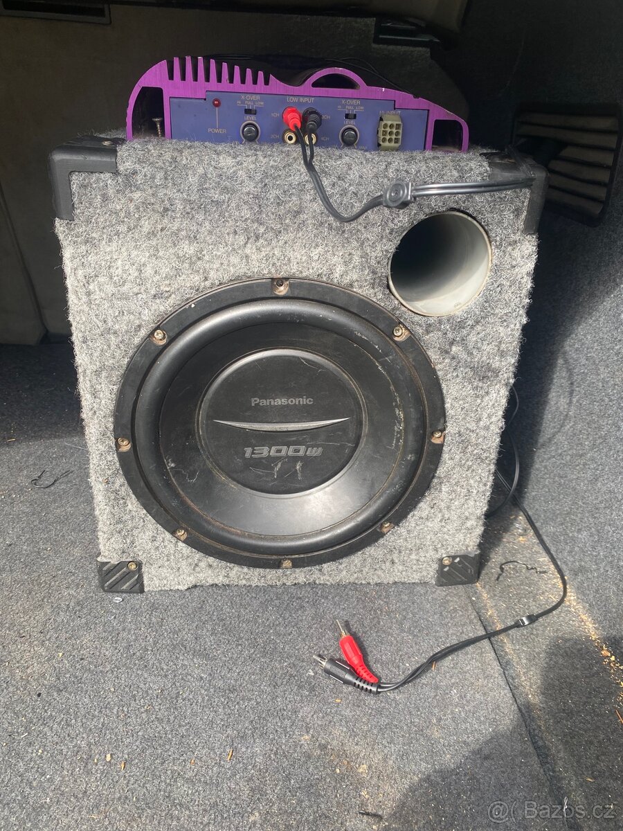 Autorádio +subwoofer+ zesilovač - 5