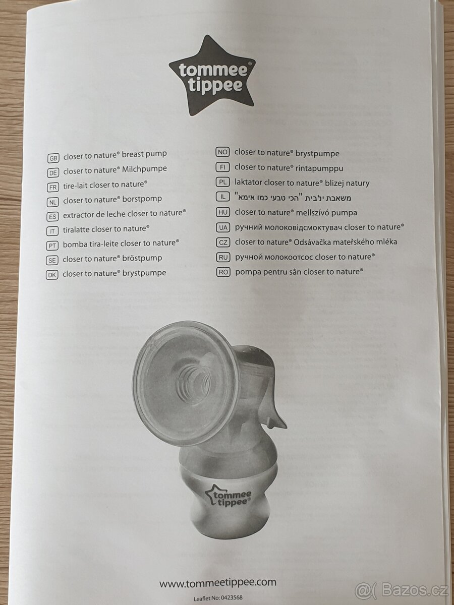 Manuální odsávačka zn. Tommee Tippee - 5