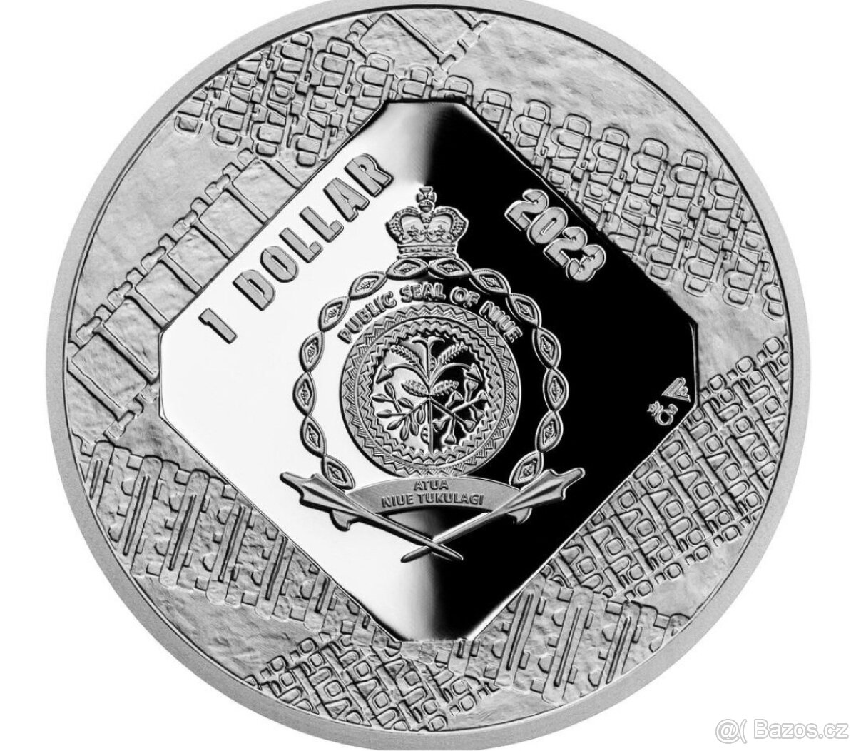 Obrněná technika - KV-1 proof, stříbrná mince - 5