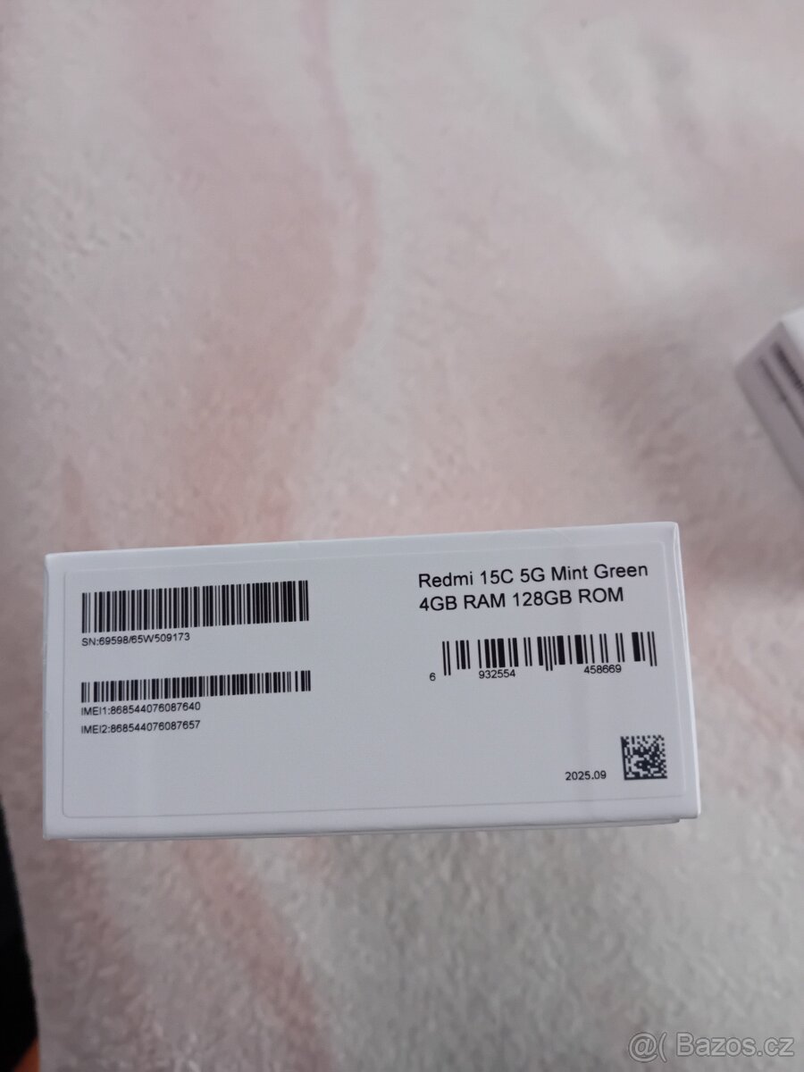 Nový Xiaomy redmi 15c 5G - 5