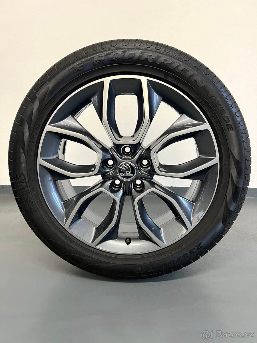 ☀️ Letní Alu kola Crater, Škoda Kodiaq, 5x112 r19 - 5