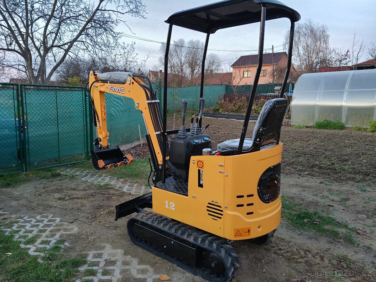 Minibagr, rypadlo 1.2T - 5