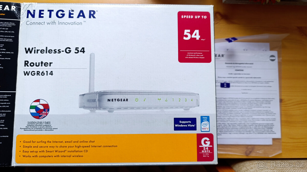 WiFi router Netgear WGR614 - 5