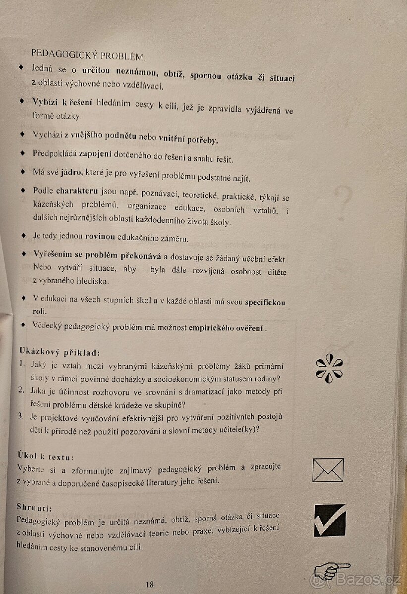 Vstup do otázek vědy o výchově, R. Burkovičová, 2002 - 5