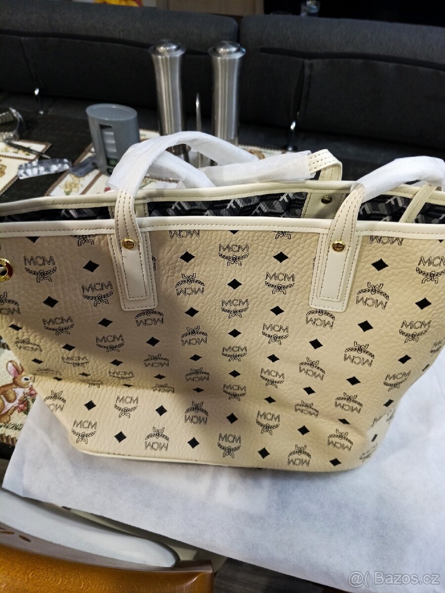 Dámská kožená taška MCM - 5