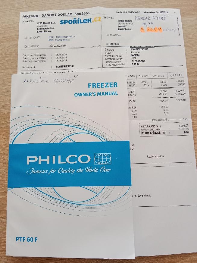 PRODÁM MRAZÁK PHILCO - 5