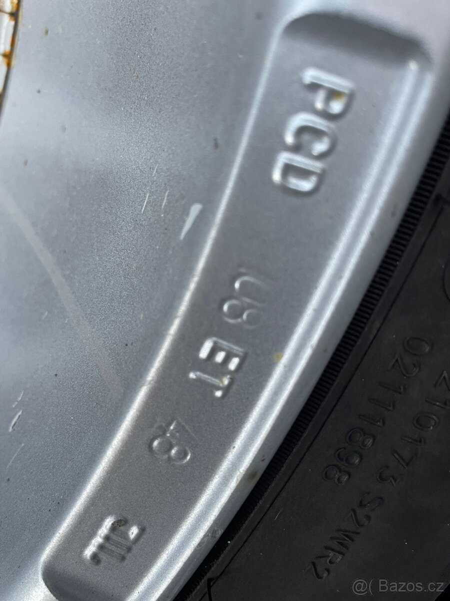 Alu disky 5x98 7Jx17 ET48 se zimními pneu - 5