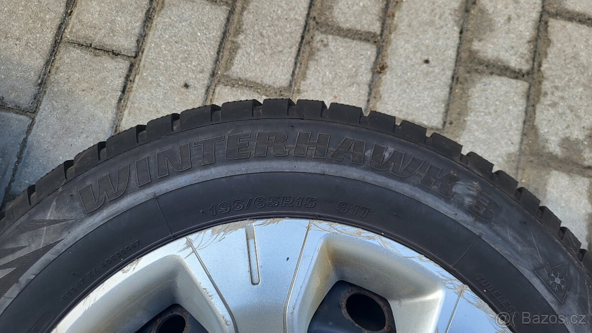 Zimní sada kol R15 na Renault Megane 3 rozteč 5x114,3 - 5